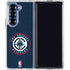 NBA Los Angeles Clippers Distressed Blue Galaxy Z Fold6 Clear Case
